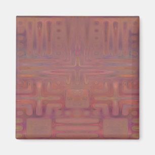 Najaar Show Wijn gekleurd Abstracte Magnet