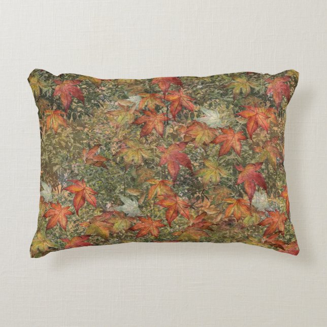 Najaar Sierkussen Koffie-Mok Flaskraan Accent Kussen (Voorkant)