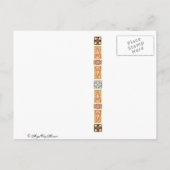 Najaar Song Thanksgiving Poem Briefkaart (Achterkant)