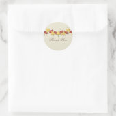 Najaar Stickers rand Geel/rood (Tas)