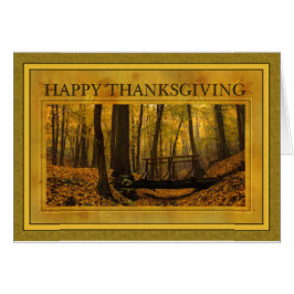 Najaar Thanksgiving Bossen