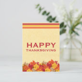 Najaar Thanksgiving Briefkaart (Staand voorkant)