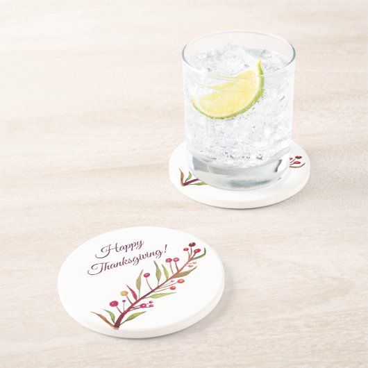 Najaar, Thanksgiving dag Onderzetters (Zijkant)