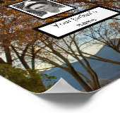 Najaar Trees Sunset Three Generation Family Poster (Hoek)