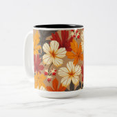 najaar tweekleurige koffiemok (Voorkant links)