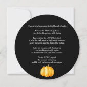 Najaar Uitnodiging tot gepersonaliseerde Thanksgiv (Achterkant)