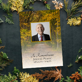 Najaar Uitnodiging tot het Jubileum van de Dood va