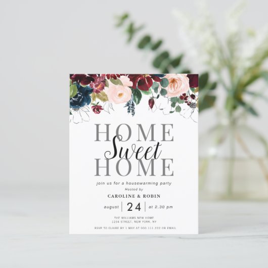 najaar uitnodiging voor het opwarmen van het klima (Staand voorkant)