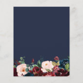 najaar uitnodiging voor het opwarmen van het klima (Achterkant)