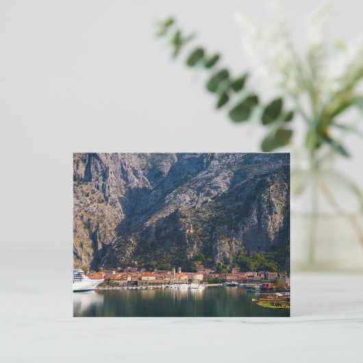 Najaar Uitzicht Kotor, Montenegro Briefkaart (Staand voorkant)