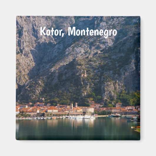 Najaar Uitzicht Kotor, Montenegro Magneet (Voorkant)
