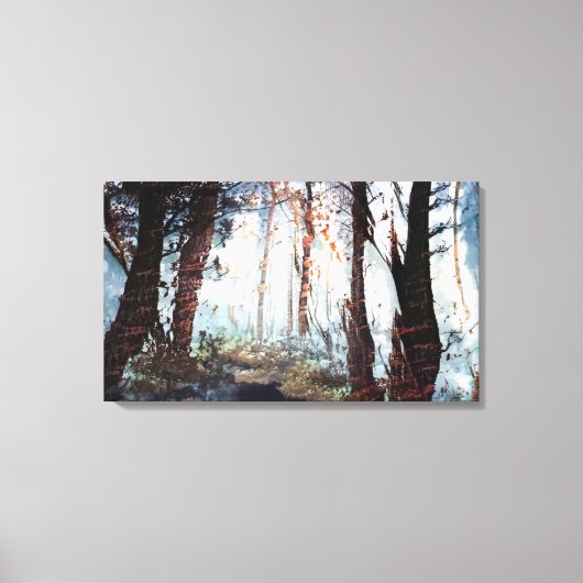 Najaar van de Bossen Canvas Afdruk (Voorkant)