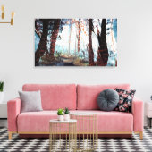 Najaar van de Bossen Canvas Afdruk (Insitu (Woonkamer))