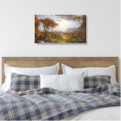 Najaar van de Hudson-rivier (staat New York) Canvas Afdruk (Insitu (Slaapkamer))
