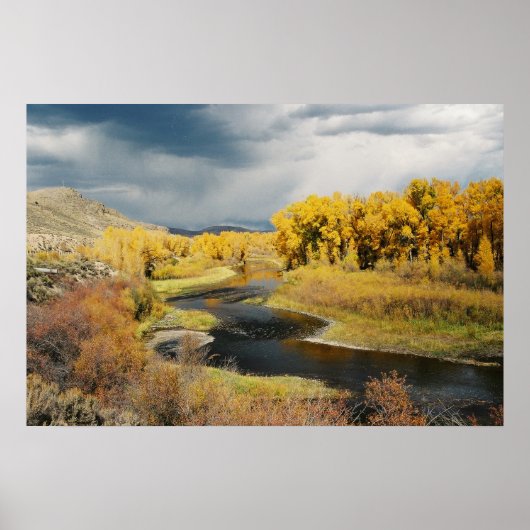 Najaar van de rivier de Gunnison, Colorado Poster (Voorkant)