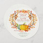 Najaar van de Uitnodiging van de Elementen Luncheo (Voorkant / Achterkant)