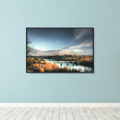 Najaar van Edmonton Canvas Afdruk (Insitu (Houten vloer))