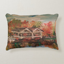 Najaar van het meer accent kussen