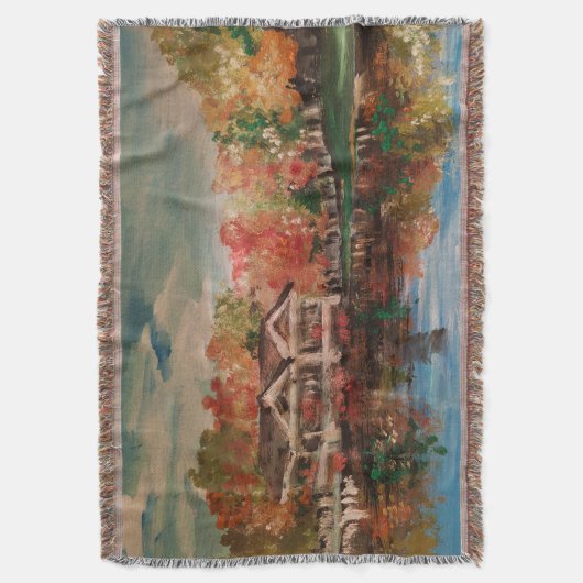 Najaar van het meer deken (Voorkant Verticaal)