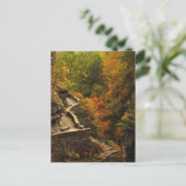 Najaar van het staatspark Treman Briefkaart (Staand voorkant)