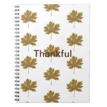 Najaar verlaat waterverf Spiral Foto Notitieboek