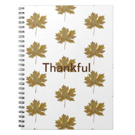 Najaar verlaat waterverf Spiral Foto Notitieboek