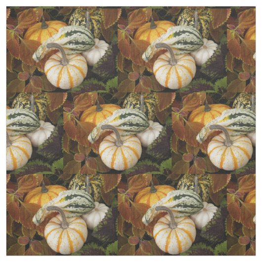 Najaar vierkant stilstaand fotopatroon stof (Swatch)