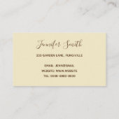 Najaar Visitekaartje paddenstoelen (Achterkant)