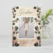 Najaar voelt oktober tones Foto Afstuderen Kaart (Staand voorkant)