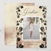 Najaar voelt oktober tones Foto Afstuderen Kaart (Voorkant / Achterkant)