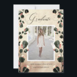 Najaar voelt oktober tones Foto Afstuderen Kaart<br><div class="desc">Ons collectie "herfstgevoelens" kenmerkt prachtige herfstbladeren en bloemen in verbluffende aardtinten die klaar zijn voor een elegante trouwfeestdag, kantoorbenodigdheden of kantoorbenodigdheden. Gekoppeld aan sans serif doopvont voor u om manuscriptdoopvont voor douaneaccenten aan te passen en elegant aan te passen. Bekijk onze winkel voor meer objecten uit dit collectie om de...</div>