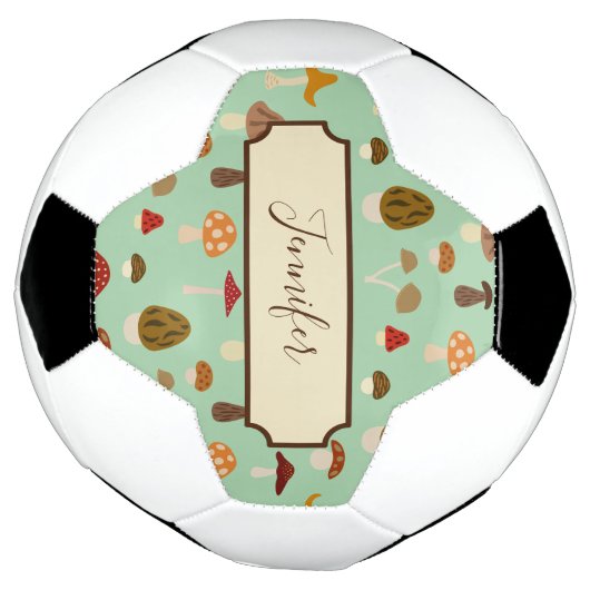 Najaar Voetbal paddenstoelen (Gedraaid)