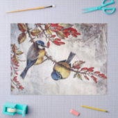 Najaar vogels 4 debetpapier tissuepapier (Craft)