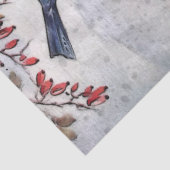 Najaar vogels 4 debetpapier tissuepapier (Detail)