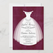 Najaar Vrijgezellenfeest Elegance Bride Gown Kaart (Voorkant)