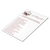 Najaar Vrijgezellenfeest Pumpkin Find Guest Notitieblok (Schuin)