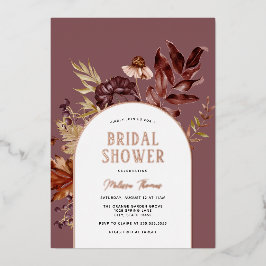 Najaar Vrijgezellenfeest Uitnodiging Folie