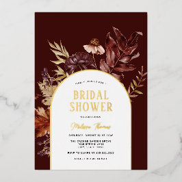 Najaar Vrijgezellenfeest Uitnodiging Folie