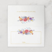 najaar : vruchtbare bessen bloemen bladeren | plaatskaartje (Buitenkant ongevouwen)