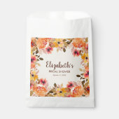 Najaar Waterverf Flowers Vrijgezellenfeest Bedankzakje (Voorkant)