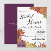 Najaar Waterverf  leves Wedding Vrijgezellenfeest Kaart (Voorkant / Achterkant)