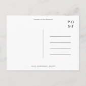 Najaar Waterverf New England Uitnodiging Briefkaart (Achterkant)