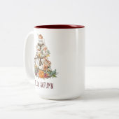 Najaar Waterverf Pumpkins Latte Mok (Voorkant links)