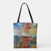 Najaar Waterverf Tas (Achterkant)