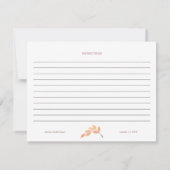 Najaar Waterverf terugval laat Kaart ontvangen (Achterkant)