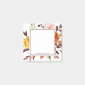 Najaar Waterverf van de tuin Persoonlijk Post-it® Notes (Voorkant)