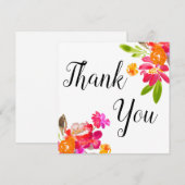 Najaar Waterverf ventilator Bouquet - Hartelijk da (Voorkant / Achterkant)