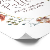 Najaar waterverf wilde bloemen Poster laster Raffl (Hoek)