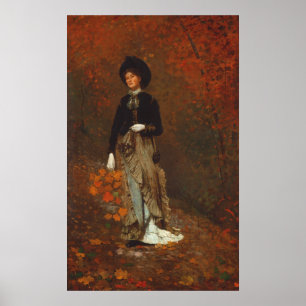 Najaar - Winslow Homer Fine Art Poster