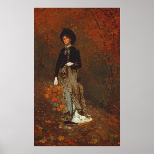 Najaar - Winslow Homer Fine Art Poster (Voorkant)